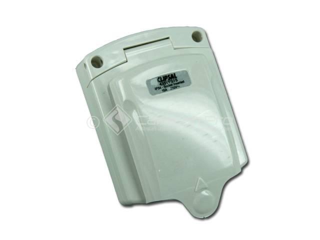 NEW STYLE CLIPSAL POWER OUTLET - 10 AMP