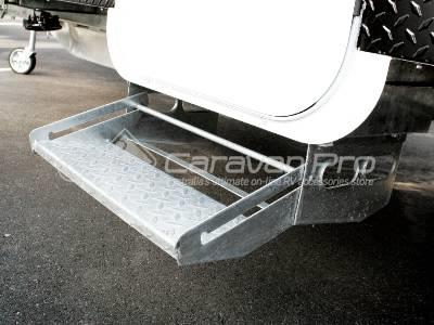 COAST SINGLE PULL-OUT STEP - GALVANIZED STEEL 530MM
