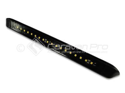 250MM SLIMLINE AWNING LIGHT BLACK
