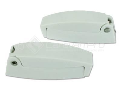 WHITE DOOR CATCH (2PK)