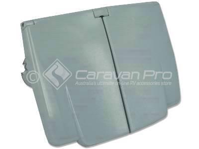 CMS TWIN WHITE POWER OUTLET 240V  (JAC4220L)