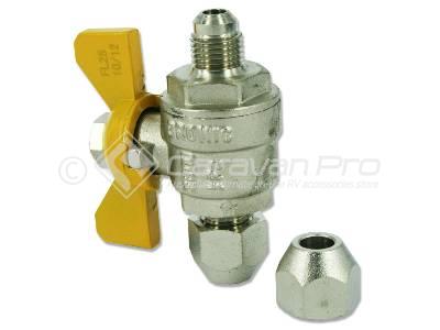 FLARED BALL VALVE 5/16'X5/16' SAE