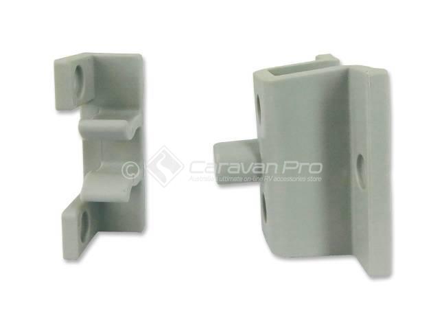 CATCH PIVOT SHOWER DOOR GREY 2 PARTS.