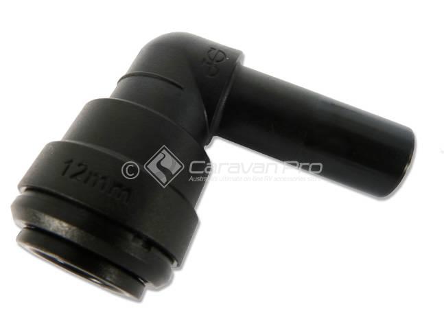 JOHN GUEST STEM ELBOW 12MM CONNECTOR - PLASTIC
