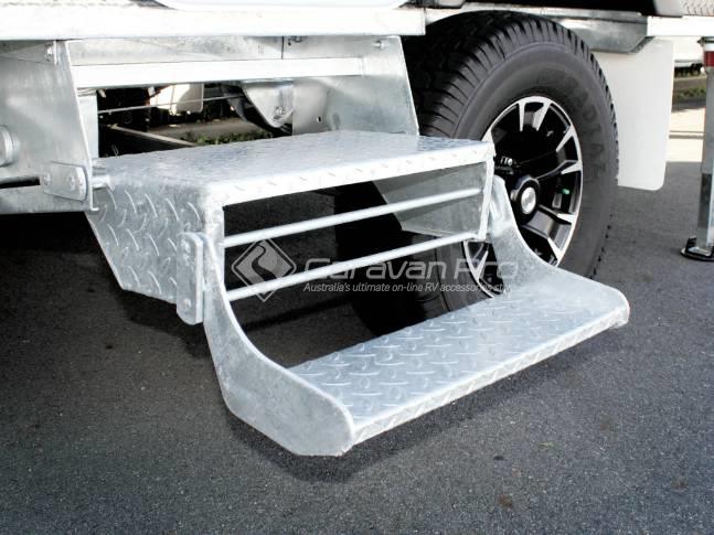 STEP DOUBLE PULL OUT ZINC - 380D X 590W X 310H (MM)