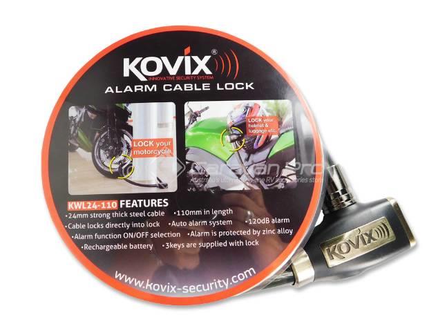 KOVIX ALARMED CABLE- 110CM - 120DB