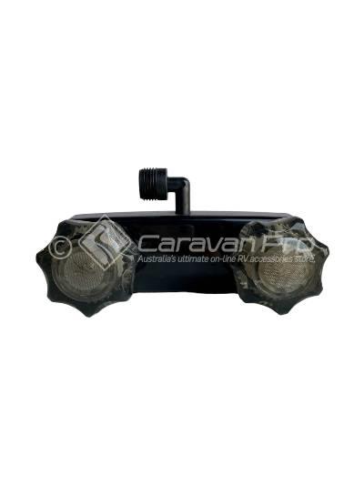 Auxiliary Shower Black Replacement Head Hose & Faucet. 0222760