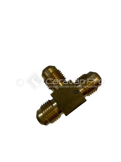 MALE 3-WAY TEE CONNECTOR 5/16' SAE