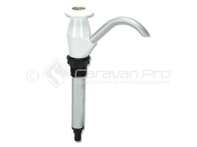 HANDPUMP - TROJAN WHITE WITH ALUM SHAFT