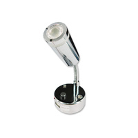 FLEXIBLE ARM SILVER DIMMABLE USB