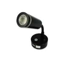 FLEXIBLE ARM BLACK DIMMABLE USB