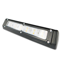 200MM BLACK ANNEX LIGHT WHITE & AMBER