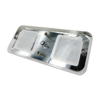 CRYSTAL LIGHT CEILING LIGHT - 2 SECTION