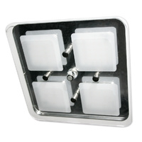 CRYSTAL ROOF LIGHT 4 SECTION - WARM WHITE