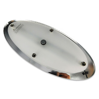 OVAL CRYSTAL LIGHT CEILING WITH BLUE