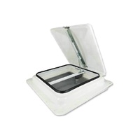 Camec Jensen Roof Hatch 355mm x 355mm 14″ × 14″ – Metal Base with Crank & Screen (Part 008581)