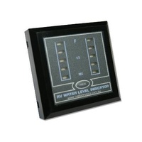 BLACK DOUBLE WATER TANK GAUGE SQUARE - NO SENDER