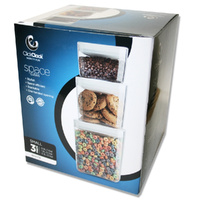 CLICK CLACK SPACE CUBE STORAGE SET - 3 WHITE (623302)