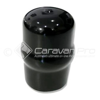 BLACK SOFT PVC TOW BALL COVER