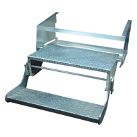 STEP DOUBLE PULL OUT ZINC - 380D X 590W X 310H (MM)