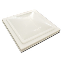 Jensen/Ventline 650‑00210 Replacement Lid – White Plastic Cover for 14″ × 14″ Old‑Style Jensen (pin hinge) Vent