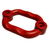 AL-KO 654880 Drop Down Corner Steady Replacement Handle – Red