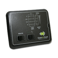 JRV 1 TANK & BATTERY MONITOR - WITH PUMP SWITCH