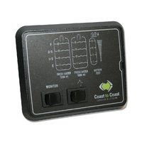 JRV 2 TANK & BATTERY MONITOR - WITH PUMP SWITCH