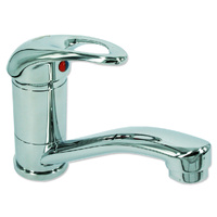 CHROME FLICK MIXER WITH 160MM SPOUT