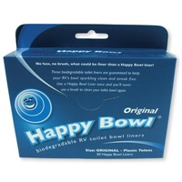 HAPPY BOWL TOILET BOWL LINERS - 50 PER PACK