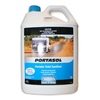 Chemtech Portasol Portable Toilet Sanitiser 5 L (POR‑5L) – Biodegradable, Heavy‑Duty